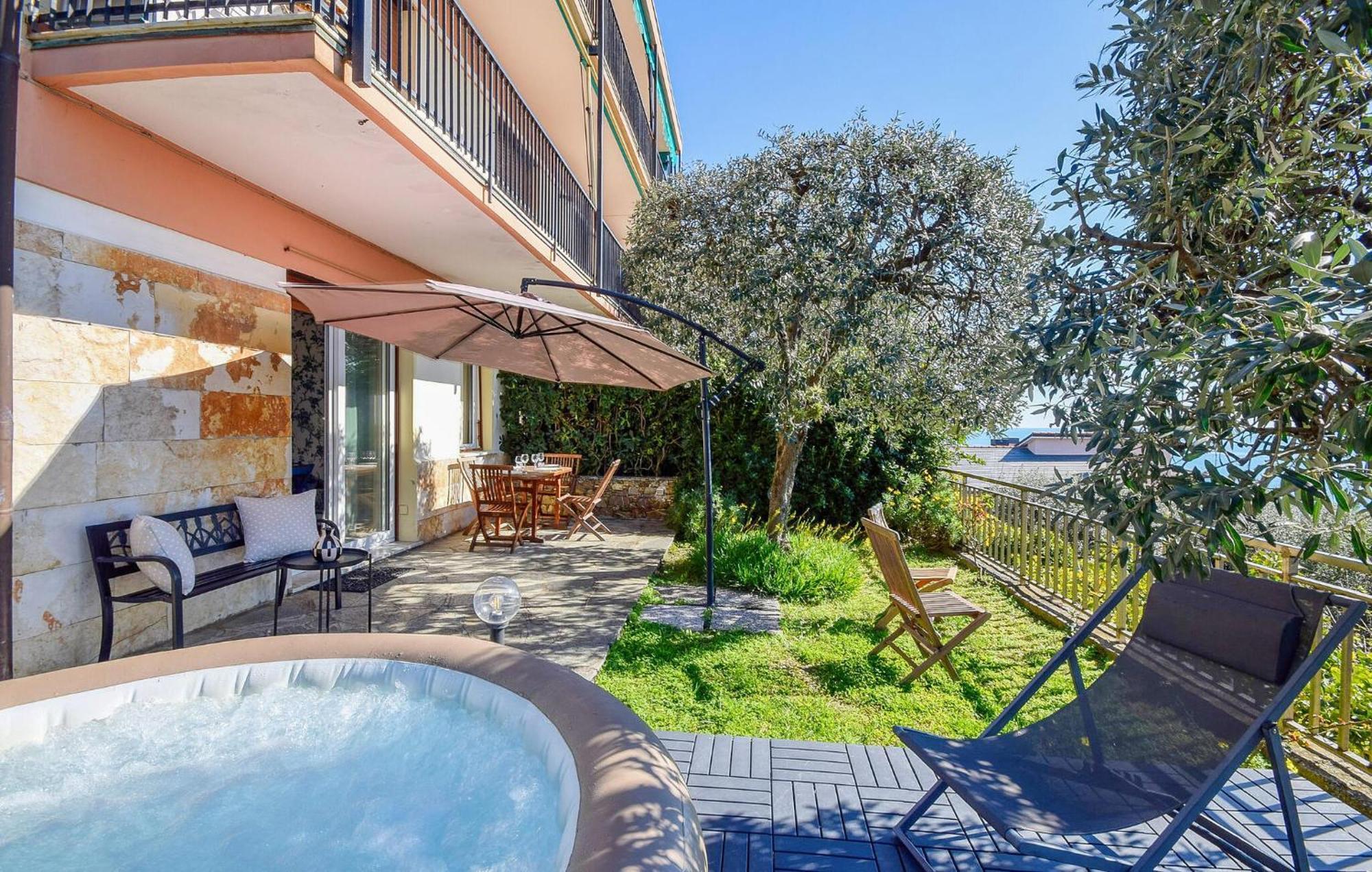 Nice Apartment In Recco With House Sea View Екстер'єр фото
